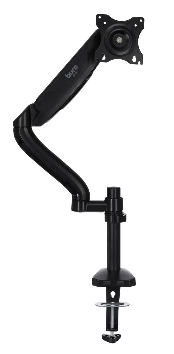 Кронштейн для мониторов ЖК Buro M10, 17"-27" макс.9кг, крепление к столешнице поворот и наклон