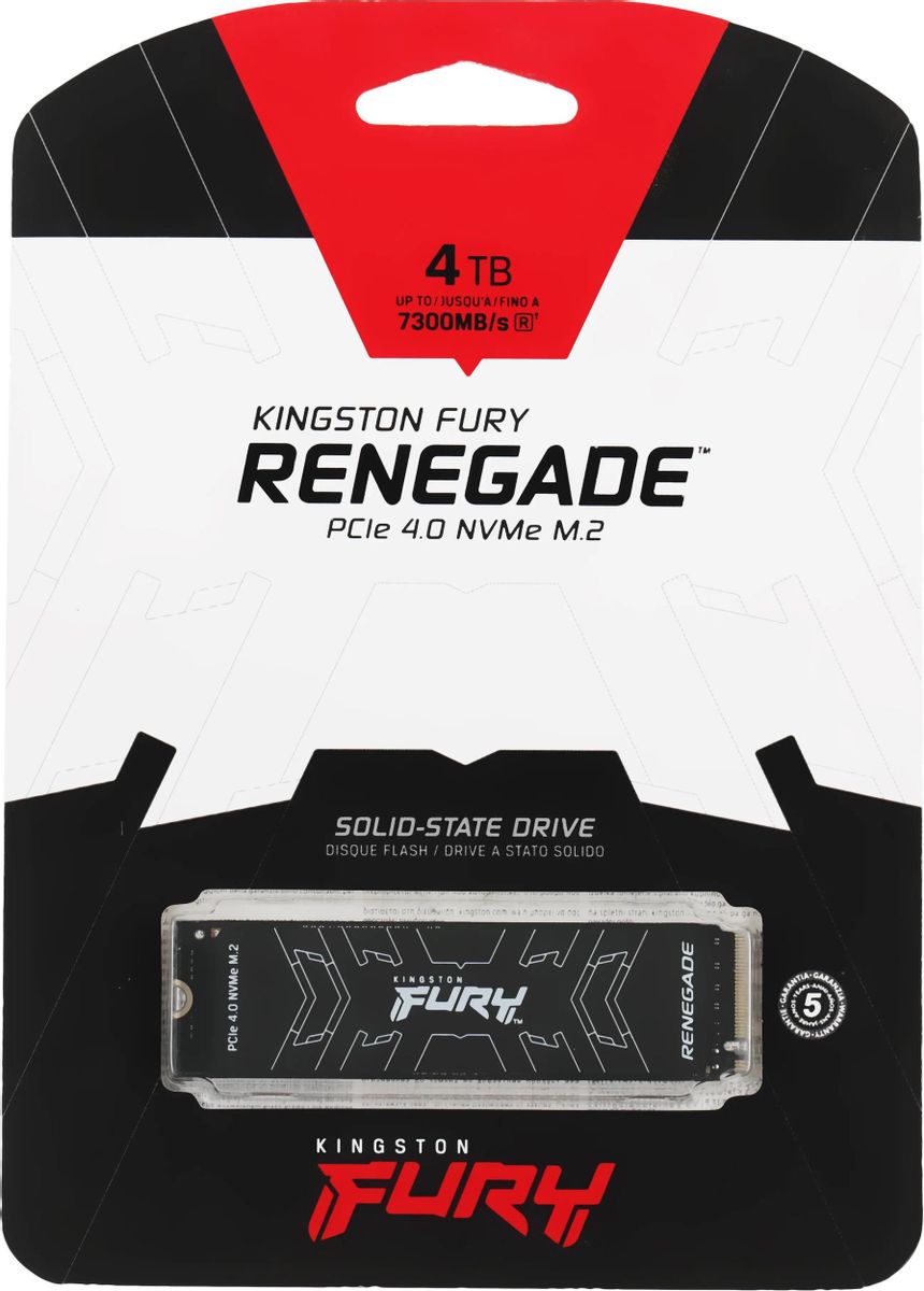 Накопитель SSD M.2 NVMe 4000Gb Kingston FURY Renegade SFYRD/4000G
