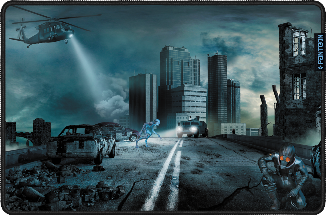 Коврик JETACCESS PANTEON GP-178SM POSTAPOCALYPSE II (500x330x3мм)