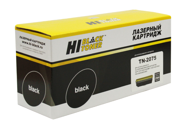 Картридж совместимый Hi-Black HB-TN-2075 (Brother HL-2030/2040/2070/7010/7420/7820) 2,5K