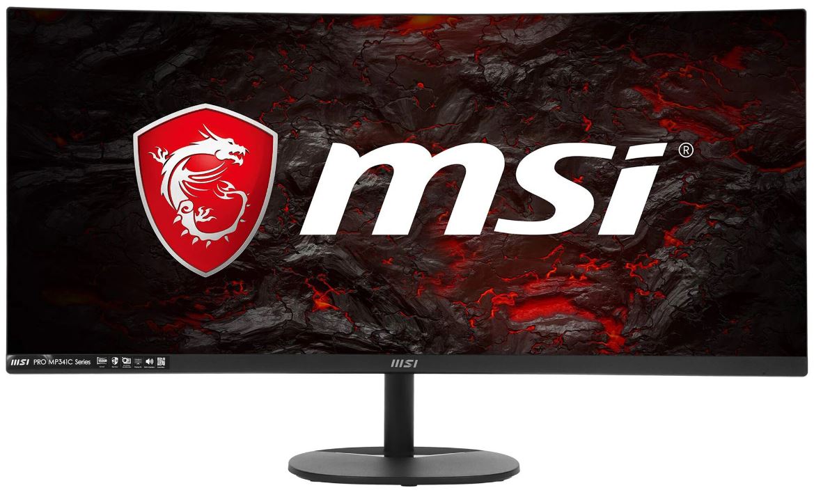 Монитор 34" MSI PRO MP341CQ черный (4K Ultra HD, 100Hz)