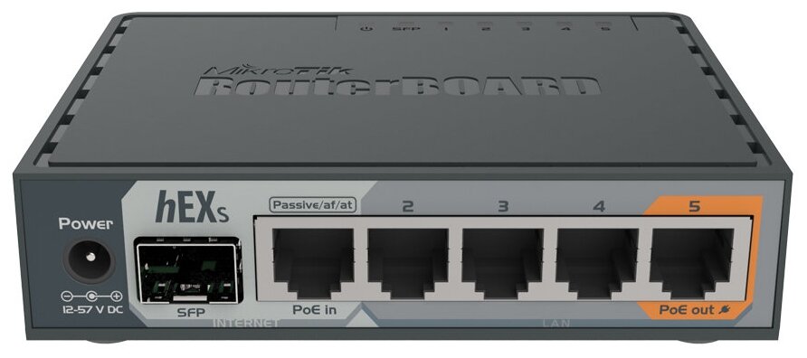Маршрутизатор MikroTik hEX S (RB760IGS)