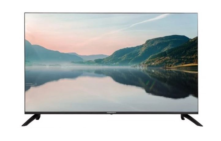 Телевизор 55" Horizont 55LE7053D, Smart, 4K Ultra HD, Яндекс ТВ черный