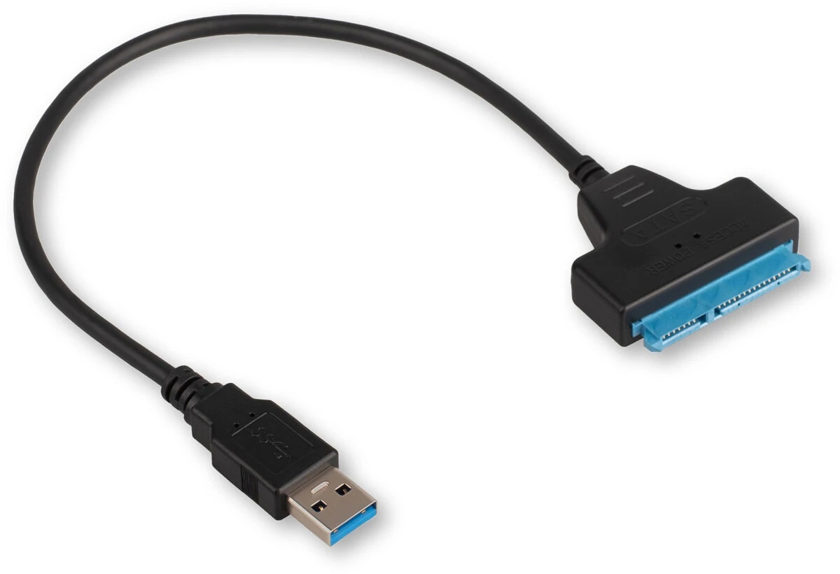 Адаптер USB3.2 Gen1 на SATA 2.5" HDD/SSD Cablexpert A-USB3-SATA3-2.5, Sata3, 5 Гбит/с, 0.3м