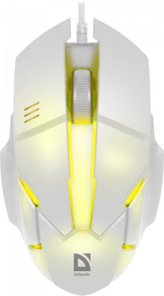 Мышь проводная Defender Host MB-982 7цветов, белый