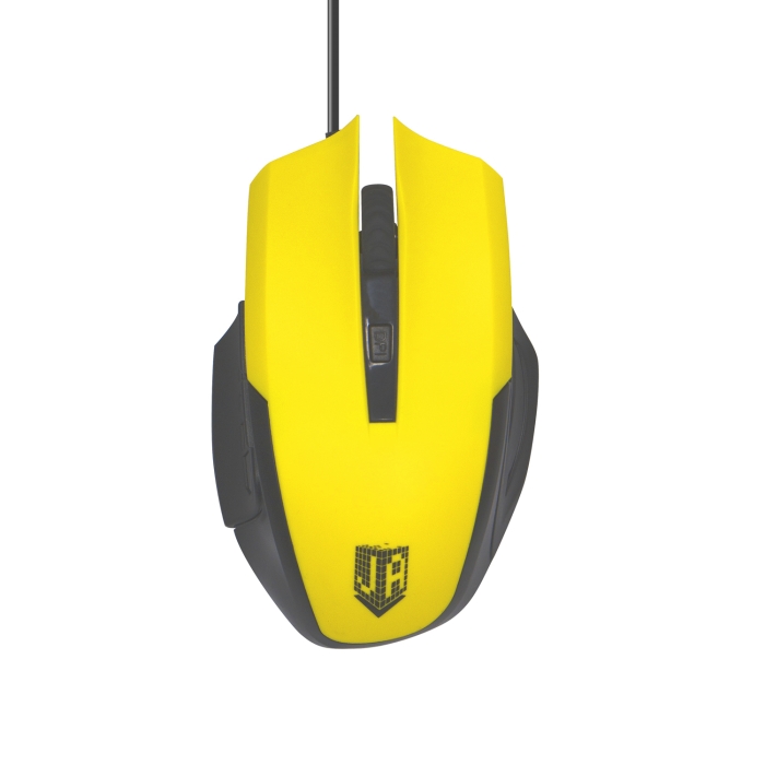 Мышь проводная Jet.A Comfort OM-U54 желтая, USB