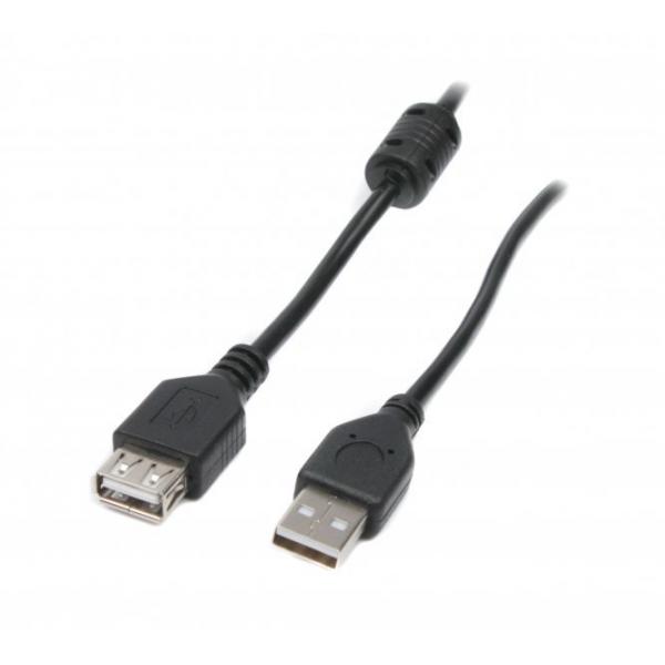Кабель-удлинитель AM-AF 3.0m USB 2.0 DeTech