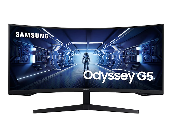 Монитор 34" Samsung Odyssey G5 G55T C34G55TWWI черный