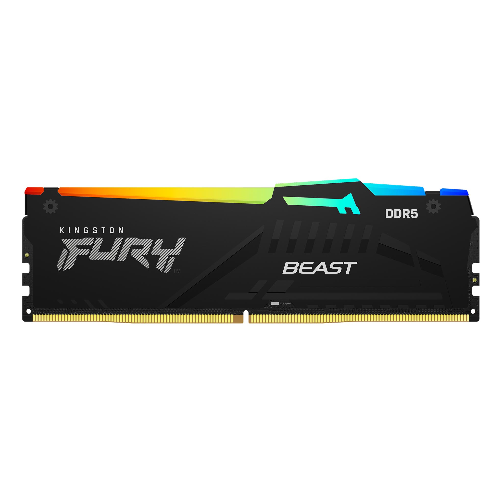 Модуль памяти DDR5 8Gb PC44800 5600MHz Kingston Fury Beast RGB CL40 KF556C40BBA-8