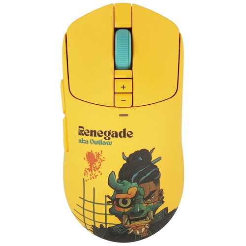 Мышь беспроводная игровая A4Tech Bloody R72 Ultra Renegade Sunset, желтый