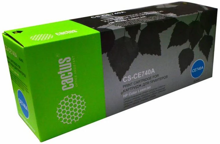 Картридж совместимый Cactus CS-CE740A (CLJ CP5220/ 5225/ 5225N/ 5225DN) B, 7K