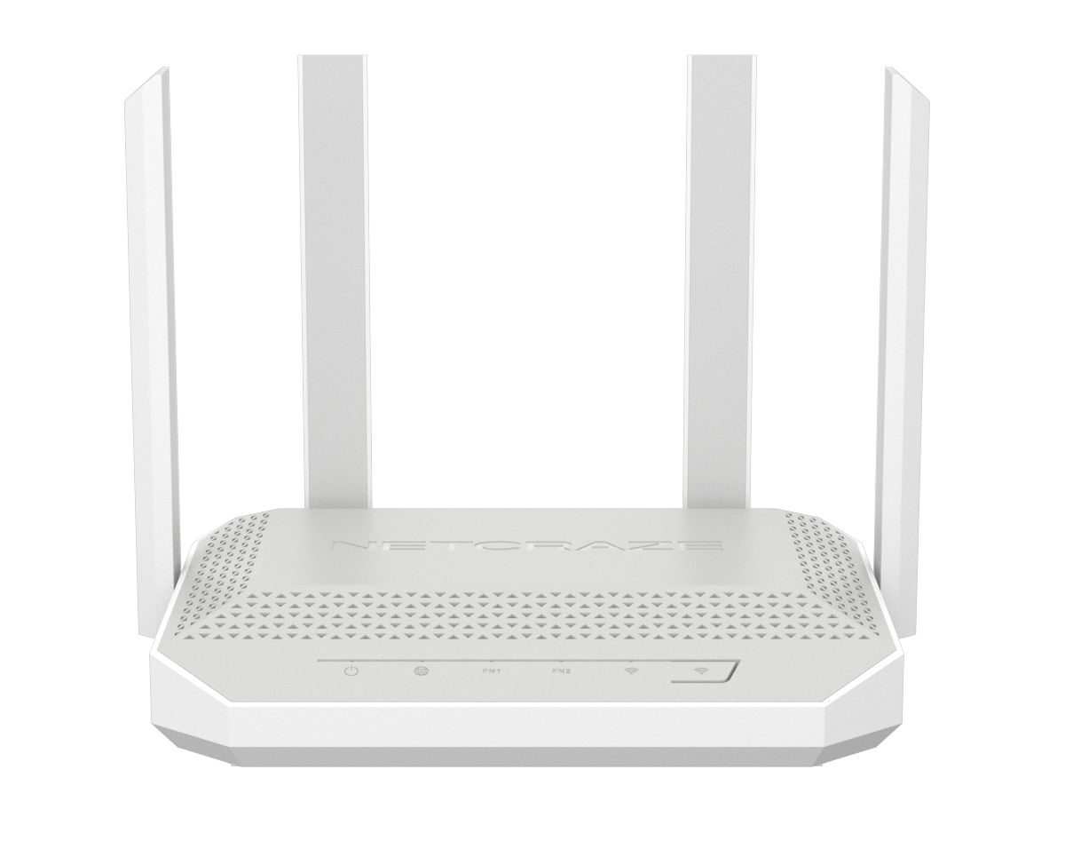 Беспроводной маршрутизатор Netcraze Giga (NC-1012) с Mesh Wi-Fi 6 AX3000