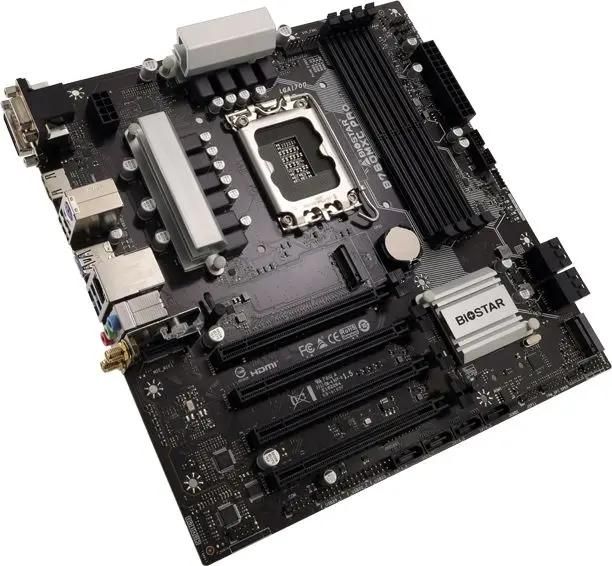Материнская плата Socket 1700 Biostar B760MXC Pro, DDR5