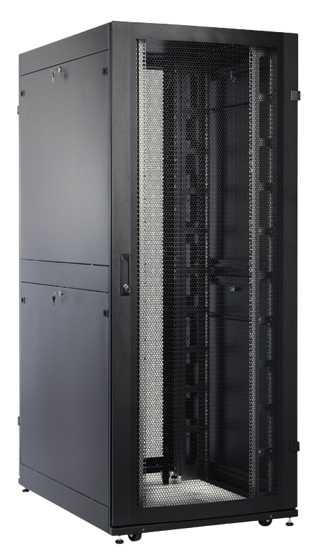 Шкаф коммутационный ЦМО (ШТК-СП-42.8.10-48АА-9005) напольный, 42U, 19", 800x1000