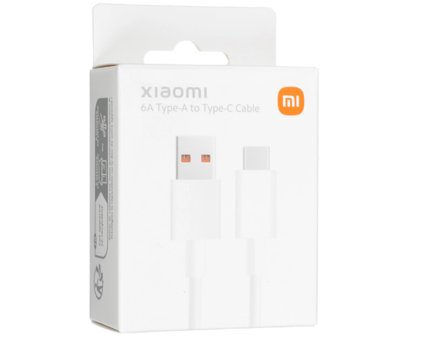 Кабель Type-C - Type-C Xiaomi SJX10CCZM 1.5м белый 5А