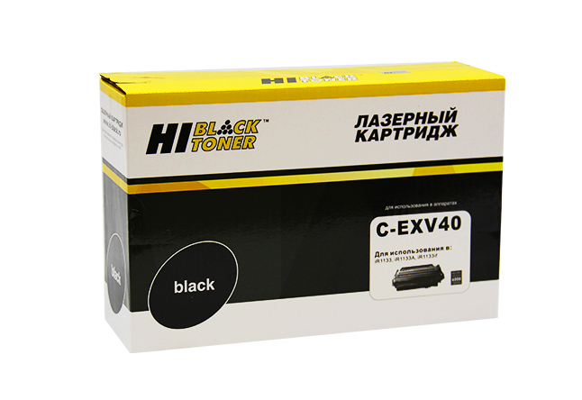 Тонер-картридж совместимый Hi-Black (HB-C-EXV40) для Canon iR-1133/1133A/1133if, 6K
