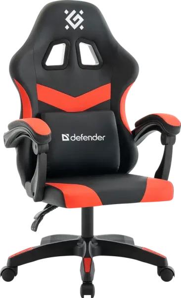 Кресло игровое Defender Runa, черный/красный