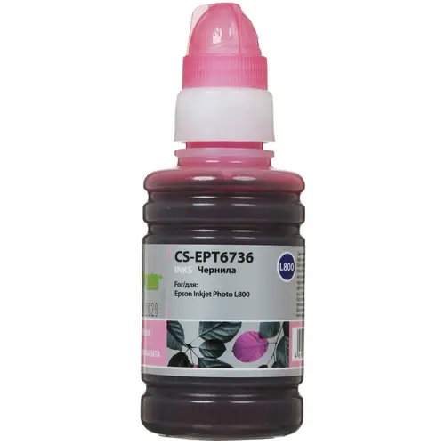 Чернила Cactus CS-EPT6736 светло-пурпурный 100мл для Epson L800/L810/L850/L1800