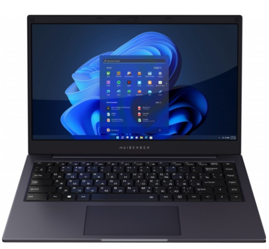 Ноутбук Maibenben S14A (S14A-iN10UMB1SLURE0) 14", IPS, Intel N100/8/512/Linux, синий