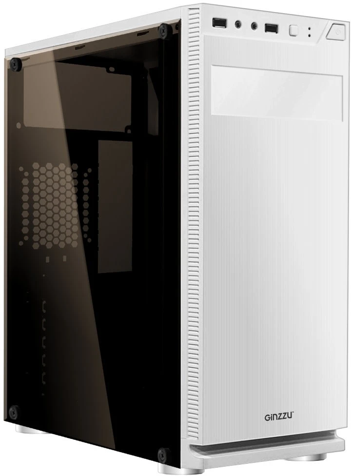 Корпус ATX без БП Ginzzu A290 Window Белый