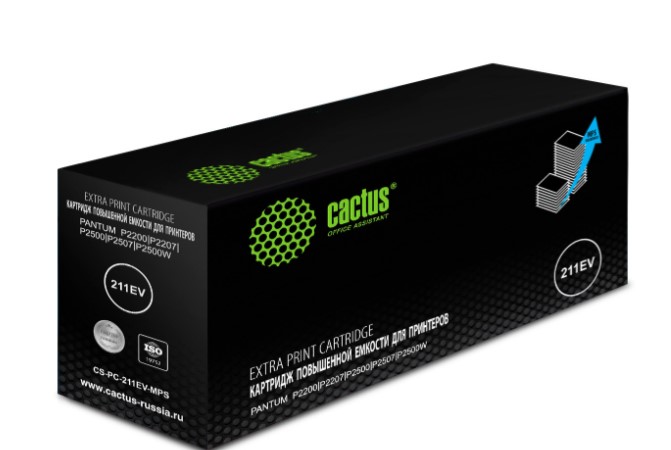 Картридж совместимый Cactus CS-PC-211EV-MPS для Pantum P2200/P2207/P2500/P2507/P2500W/M6500, 6K