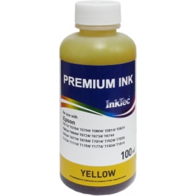 Чернила InkTec (E0010) Epson R270 (T0824) Yellow