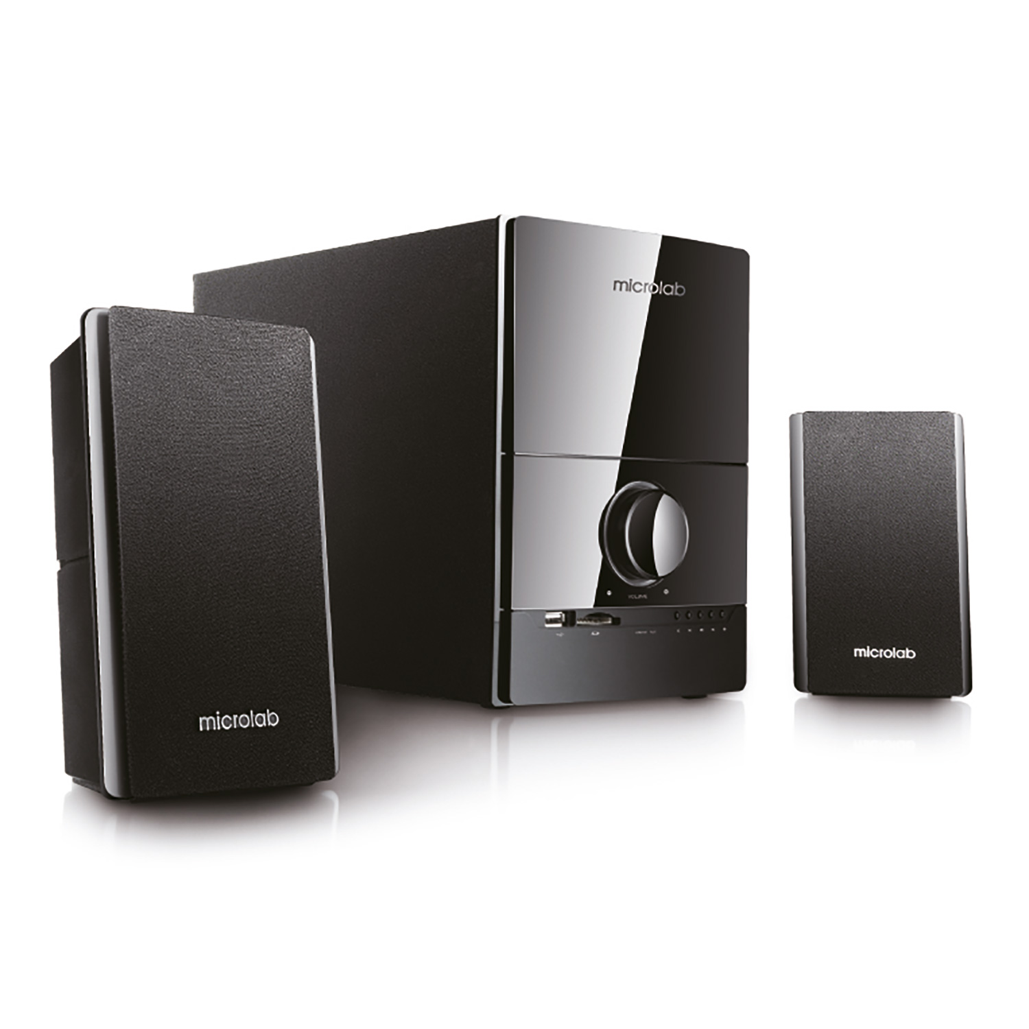 Акустика 2.1 Microlab M-500U, FM, USB, SD, черный