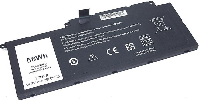 Аккумуляторная батарея для ноутбука Dell F7HVR-4S1P 14.8V 58Wh