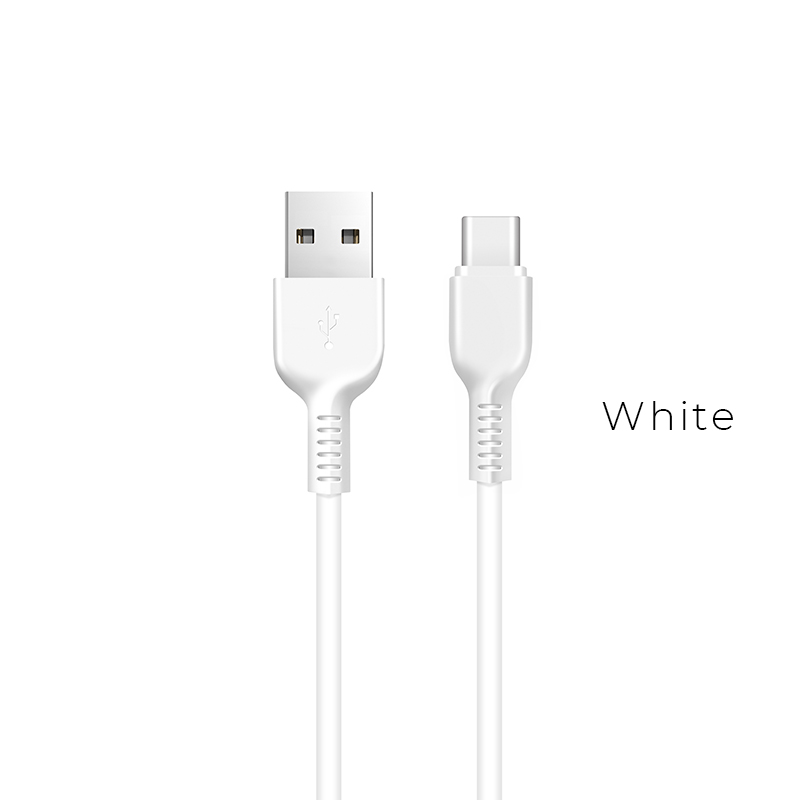 Кабель USB - Type-C, HOCO X13, 1м, белый