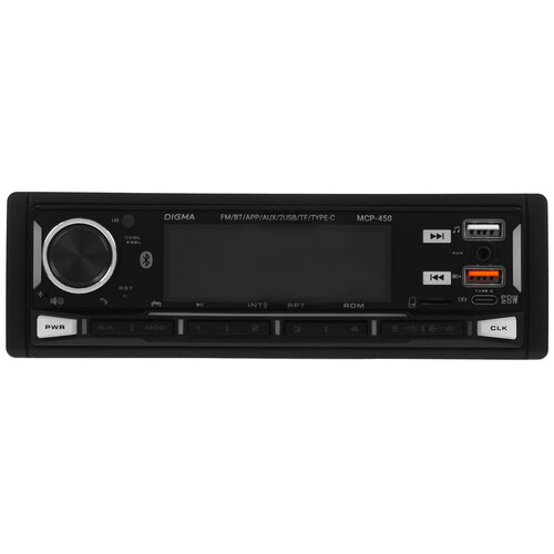 Автомагнитола Digma MCP-450 1DIN 4x45Вт