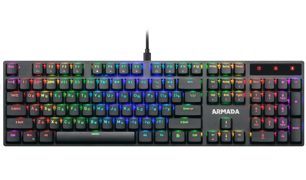 Клавиатура механическая Defender Armada GK-004, черный
