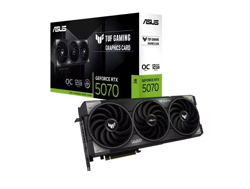 Видеокарта PCI-E 5.0 12Gb GeForce RTX 5070 Asus TUF GAMING TUF-RTX5070-O12G-GAMING