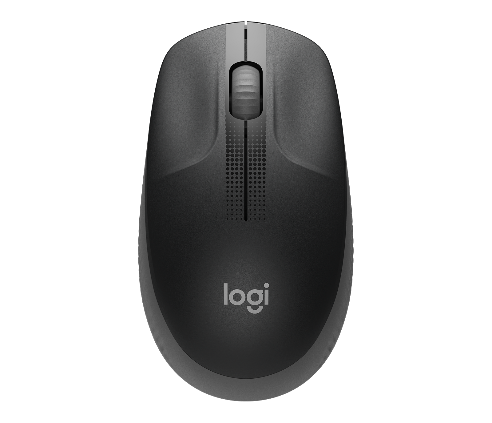 Мышь беспроводная Logitech M190 черно-серая
