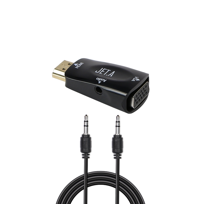 Переходник (видеоконвертер) HDMI (Male) - VGA (Female) Jet.A JA-HV01
