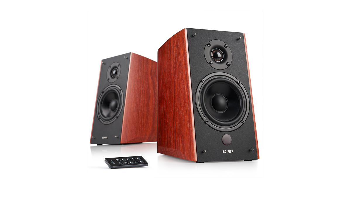 Акустика 2.0 Edifier R2000DB, Bluetooth, ПДУ, коричневый