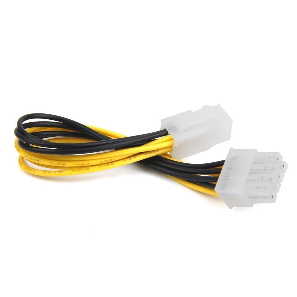 Переходник питания процессора Aceline 4pin(M) - EPS 8pin(F), 0.13m