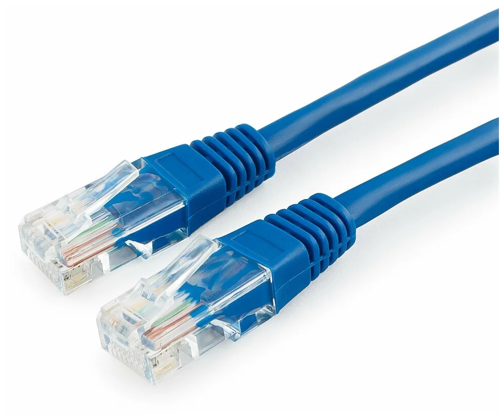 Патчкорд медный UTP Cablexpert PP10-10M/B кат.5e, 10м, литой, многожильный (синий)