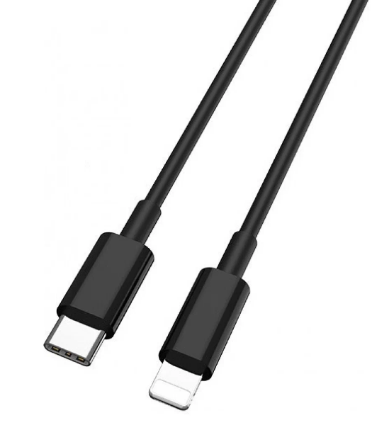 Кабель Type-C - Lightning Cablexpert CCP-USB-CMLM2-1M, 1m, черный