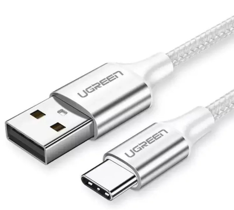 Кабель USB - Type-C, UGREEN US288, 3м, серый
