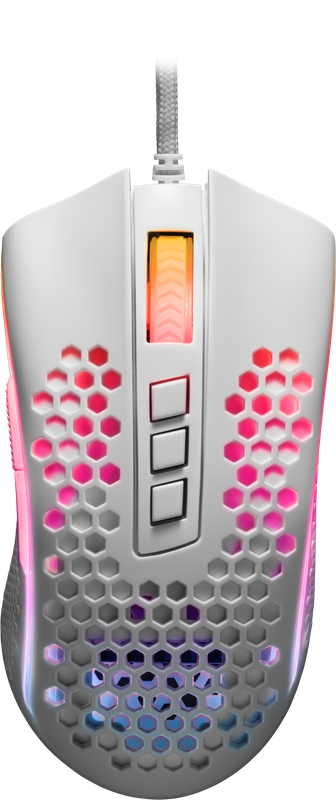 Мышь игровая Redragon Storm, RGB, белый