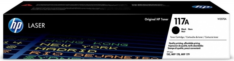 Картридж лазерный HP 117A (W2070A) черный (1000стр.) для HP Color Laser 150/178/179