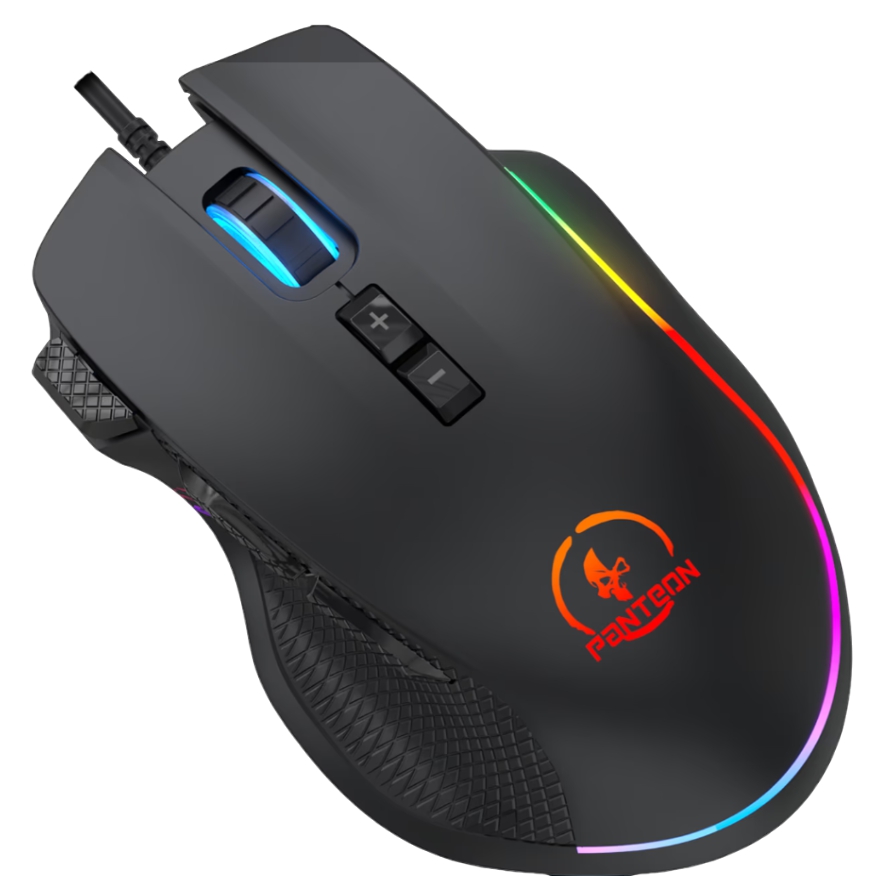 Мышь игровая PANTEON MS87, чёрная USB