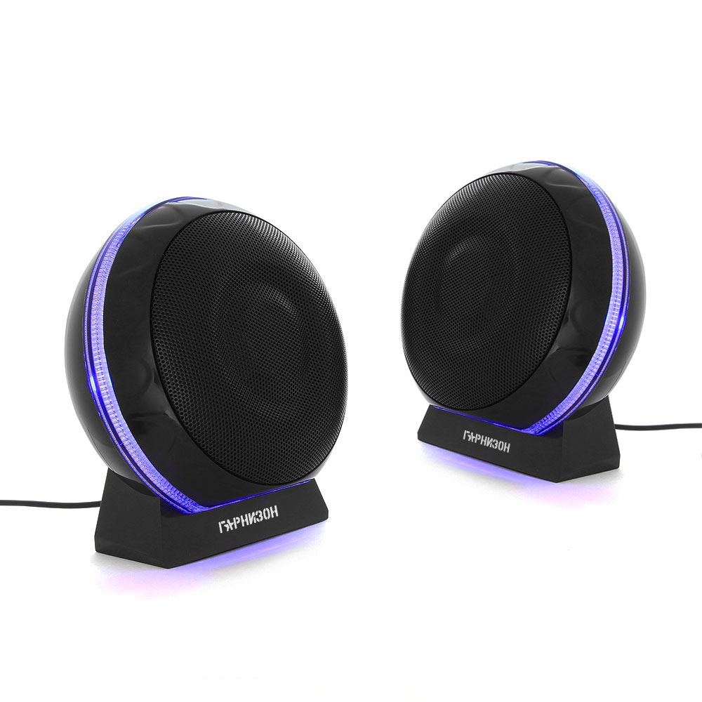 Акустика 2.0 Гарнизон GSP-150, черный, USB