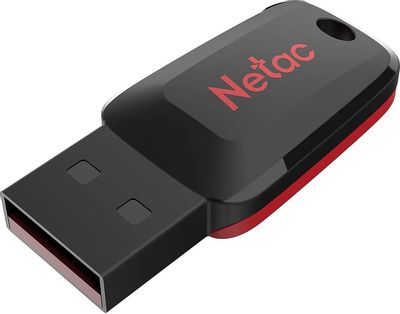 Флеш накопитель 64Gb USB 2.0 Netac U197 (NT03U197N-064G-20BK), черный