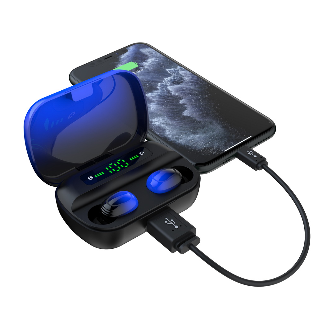 TWS-гарнитура Smartbuy i500, черный-синий