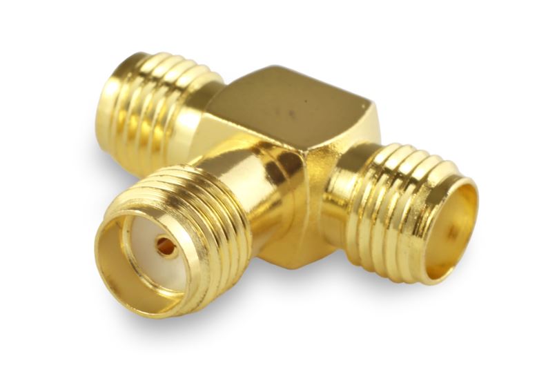 Переходник Т-типа SMA(female) - SMA(female) -SMA(female)
