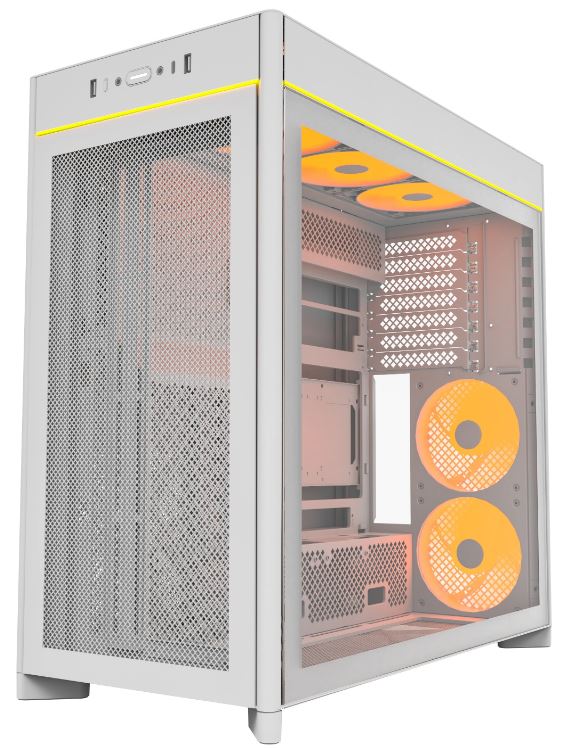 Корпус ATX без БП Montech HS01 PRO, белый