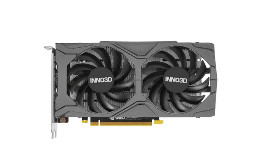 Видеокарта PCI-E 3.0 4Gb GeForce GTX 1650 INNO3D Twin X2 OC V3 (N16502-04D6X-171330N)