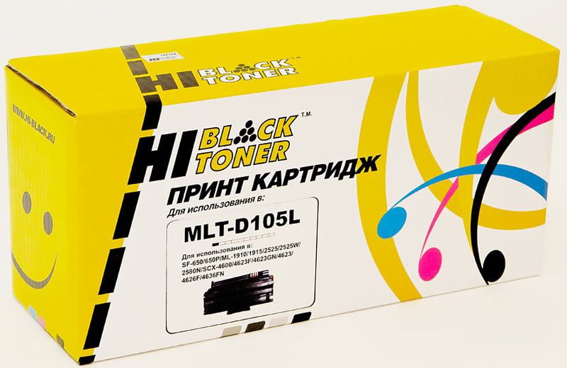 Картридж совместимый Hi-Black HB-MLT-D105L (ML-1910/1915/2525/2525W/2580N/SCX4600) 2.5k