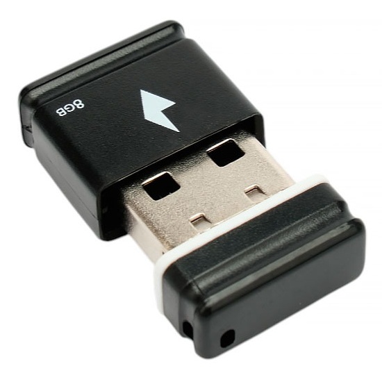 Флеш накопитель 8Gb USB 2.0 Gembird GFL-2.0-8mini, черный